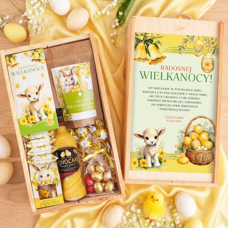 Personalizowana skrzynia Wielkanocna